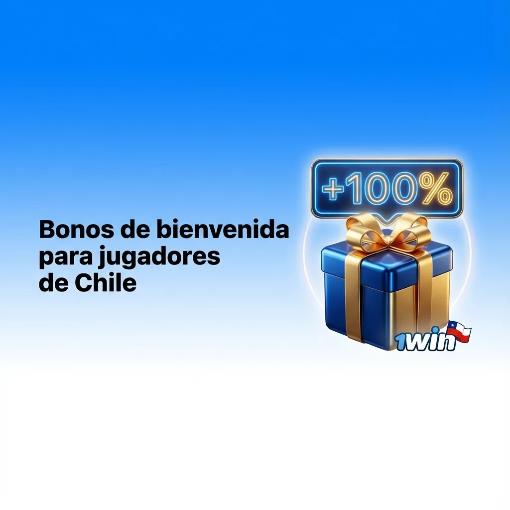 Banner de bono de bienvenida 1win Chile: hasta 500% en cuatro depósitos y giros gratis en tragamonedas populares