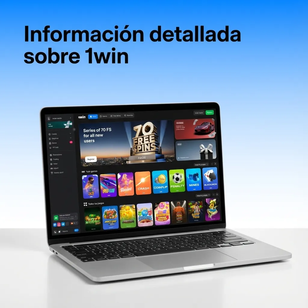 Pantalla de la plataforma 1win Chile con secciones de apuestas deportivas, casino online y énfasis en seguridad SSL