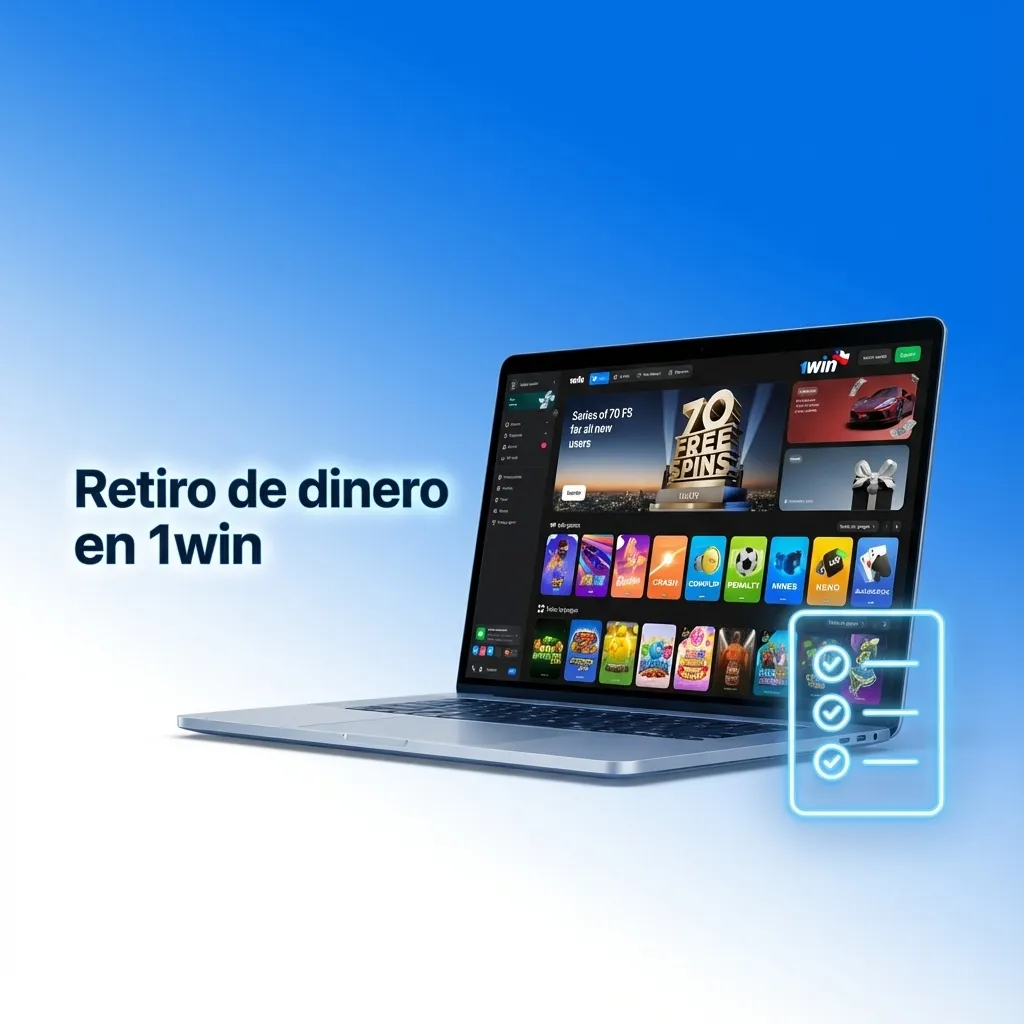 Interfaz de 1win Chile mostrando la sección Retiro, métodos de retiro y un usuario confirmando la solicitud de fondos